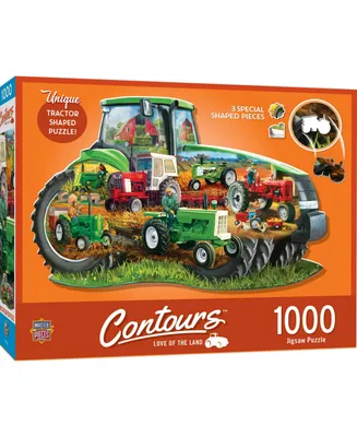 Masterpieces Contours - Love of the Land 1000 Piece Shaped Jigsaw Puzzle