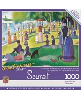 Masterpieces 1000 Piece Puzzle Sunday on La Grande Jatte for Adults