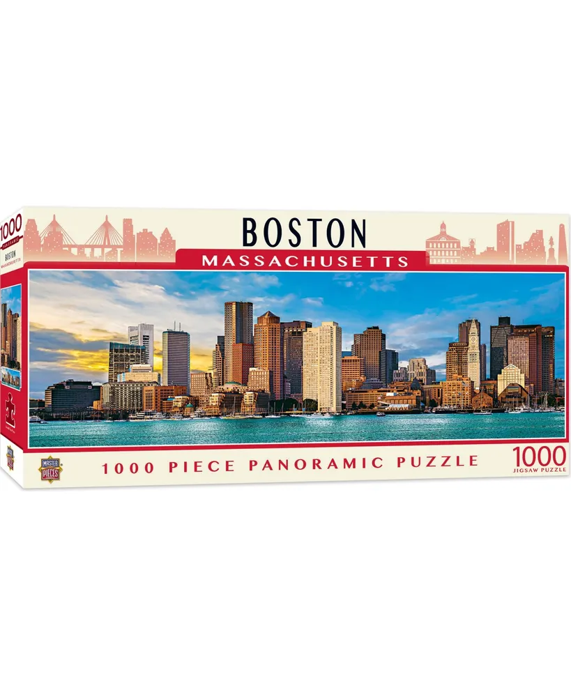 Masterpieces Boston 1000 Piece Panoramic Jigsaw Puzzle for Adults