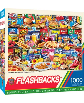 Masterpieces Flashbacks - Kids Favorite Foods 1000 Piece Jigsaw Puzzle