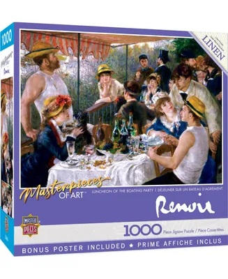Masterpieces of Art Luncheon of the Boating Party 1000 Piece Puzzle