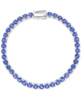 Effy Tanzanite Tennis Bracelet (7-3/8 ct. t.w.) in Sterling Silver