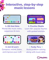 Playshifu Plugo Tunes Interactive Stem Piano Learning Kit