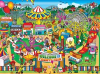 Masterpieces 101 Things to Spotat the County Fair - 101 Piece Puzzle