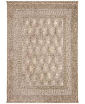 Liora Manne' Orly Border 5'3" x 7'3" Outdoor Area Rug