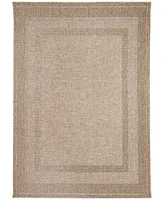 Liora Manne' Orly Border 5'3" x 7'3" Outdoor Area Rug