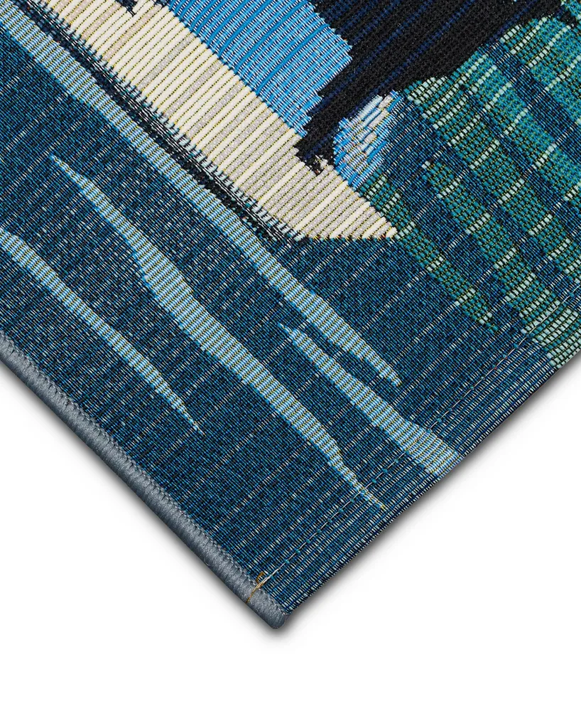 Liora Manne' Esencia See Spot Sail 2' x 2'10" Area Rug