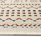 Liora Manne' Panel Stripe 3'3" x 4'11" Outdoor Area Rug