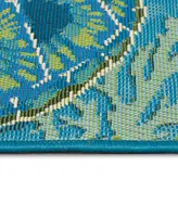 Liora Manne' Esencia Seaturtle Garden 2' x 2'10" Area Rug