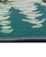 Liora Manne' Esencia Lake Life 2'5" x 3'11" Area Rug