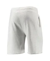 Men's Concepts Sport Oatmeal Detroit Tigers Mainstream Logo Terry Tri-Blend Shorts