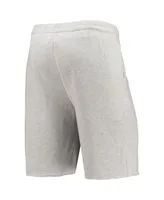 Men's Concepts Sport Oatmeal Miami Marlins Mainstream Logo Terry Tri-Blend Shorts