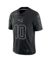 Men's Nike Mac Jones Black New England Patriots Rflctv Limited Jersey