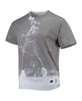 Men's Mitchell & Ness Michael Finley Gray Dallas Mavericks Above The Rim Sublimated T-shirt