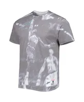 Men's Mitchell & Ness Karl Malone Gray Utah Jazz Above The Rim Sublimated T-shirt