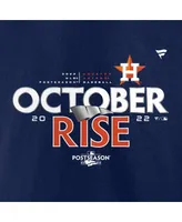 Men's Fanatics Navy Houston Astros 2022 Postseason Locker Room T-shirt