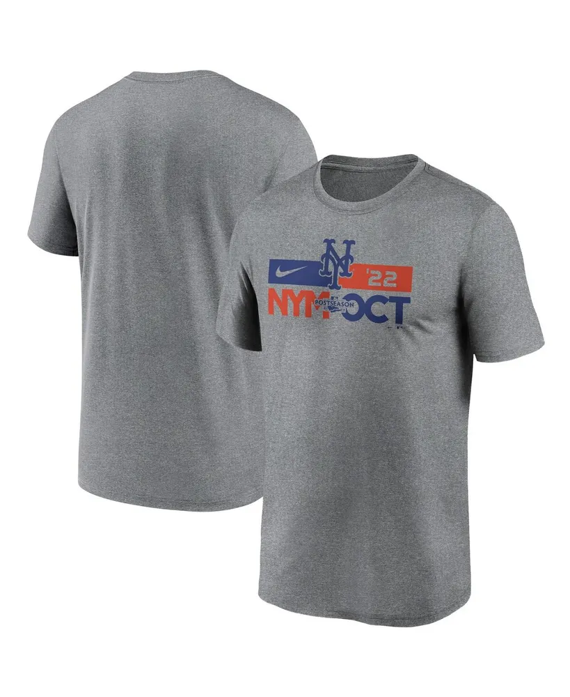 Seattle Mariners Nike 2022 Postseason T-Shirt - Heather Charcoal