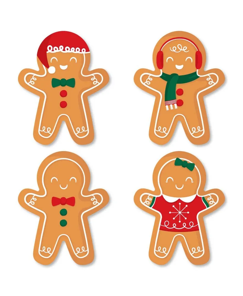 Big Dot Of Happiness Gingerbread Christmas - Holiday Party Decor