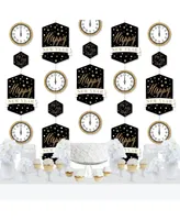 New Year's Eve - Gold - New Years Eve Party Hanging Vertical Decor - 30 Pieces