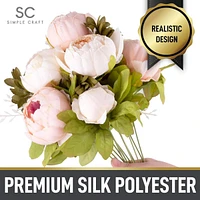 Peony Flowers Artificial for Decoration
