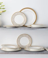 Noritake Summit Gold Set of 4 Salad Plates, Service For 4