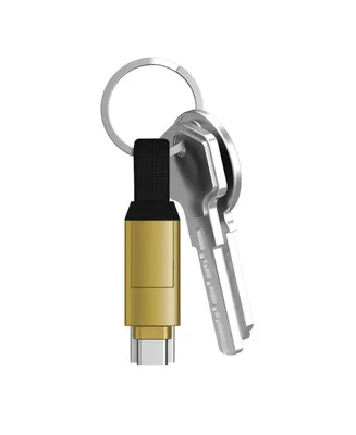 Wasserstein inCharge 6 - The Six-in-One Swiss Army Knife of Cables, Portable Keyring Usb/Usb