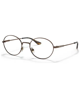 Brooks Brothers Men's Oval Eyeglasses, BB109752-o
