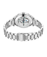 Kenneth Cole New York Men's Automatic Silver-Tone Stainless Steel Bracelet Watch 42mm