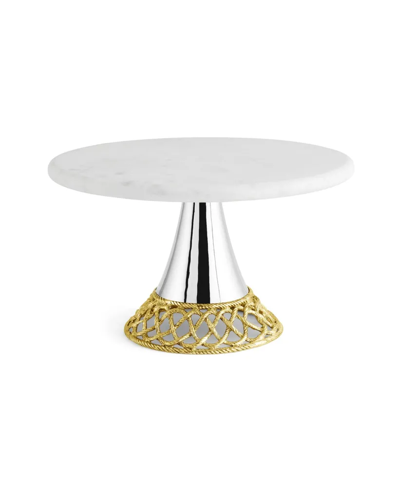 Michael Aram Love Knot Cake Stand - Silver