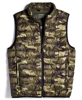 Club Room Men's Quilted Packable Puffer Vest, Created for Macy's