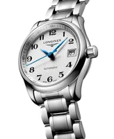 Longines Women's Swiss Automatic Master Stainless Steel Bracelet Watch 26mm L21284786