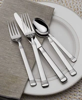 Fitz and Floyd Everyday Bistro Band 20 Pieces Flatware Set