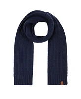 Coach Men's Leather Patch Cable Scarf