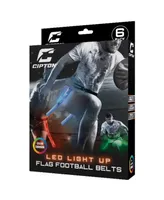 Cipton Sports Adjustable Led Light-Up Day and Night Flag Football Belts Set