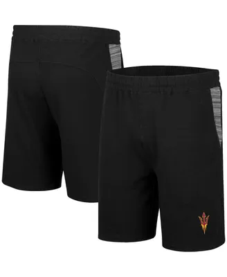 Men's Colosseum Black Arizona State Sun Devils Wild Party Tri-Blend Shorts