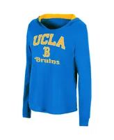 Women's Colosseum Blue Ucla Bruins Catalina Hoodie Long Sleeve T-shirt