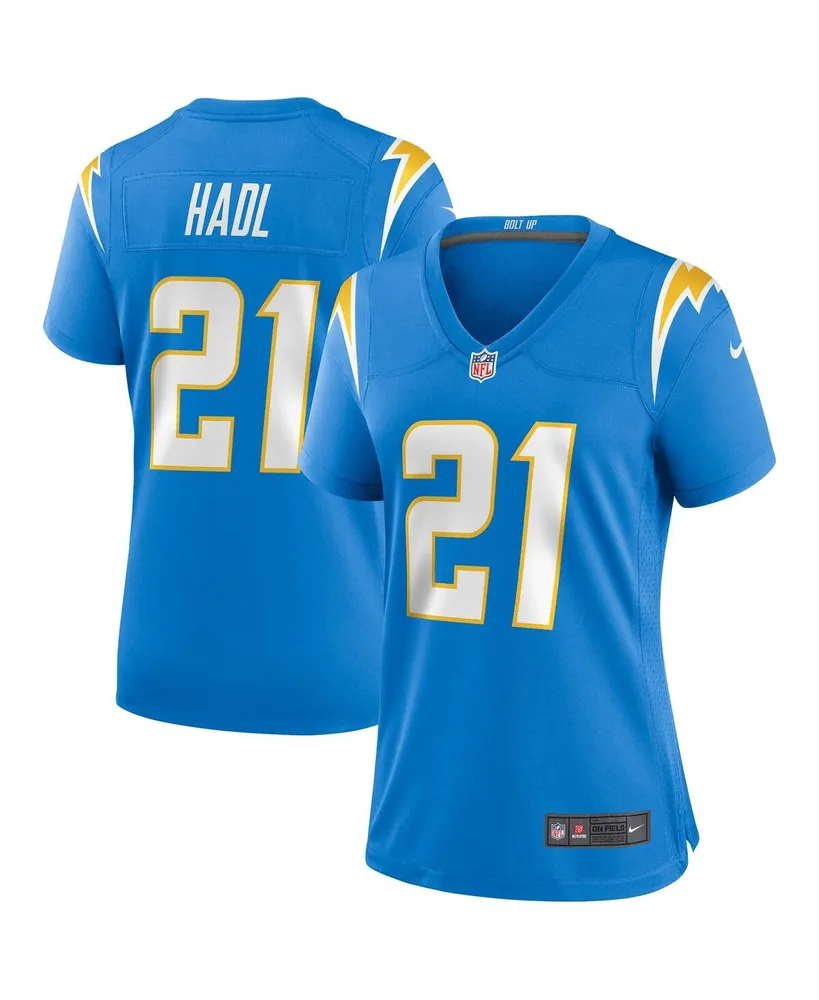Women's Nike John Hadl Powder Blue Los Angeles Chargers Game Retired Player Jersey