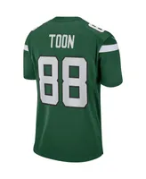 Men's Nike Al Toon Gotham Green New York Jets Game Retired Player Jersey