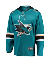 Men's Fanatics Teal San Jose Sharks Breakaway Home Jersey