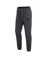 Men's Fanatics Heather Charcoal San Jose Sharks Authentic Pro Road Jogger Sweatpants