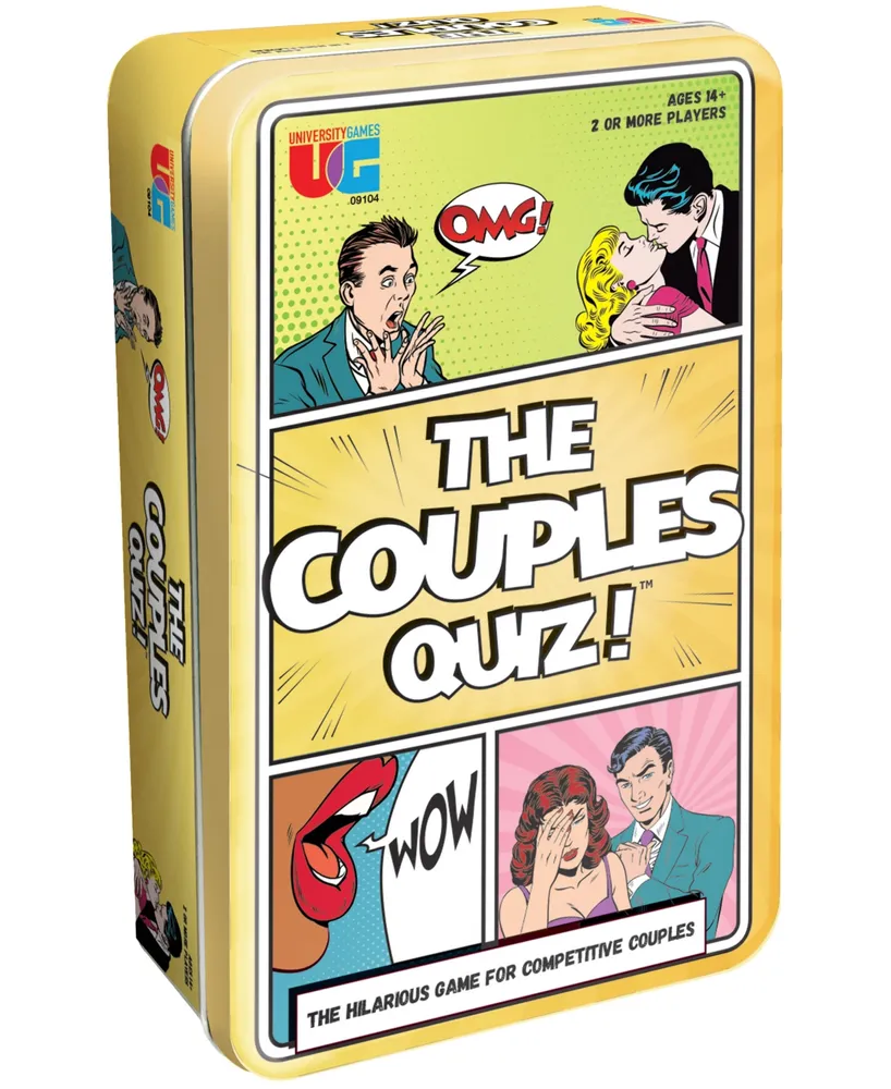 University Games The Couples Quiz Tin Set, 254 Piece | CoolSprings Galleria