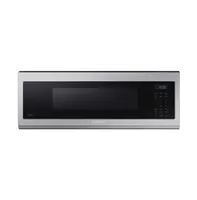 Samsung 1.1 Cu. Ft. Low Profile Over the Range Stainless Steel Microwave