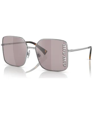 Miu Miu Women's Sunglasses, Mu 51YS Mirror - Silver