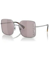 Miu Miu Women's Sunglasses, Mu 51YS - Silver