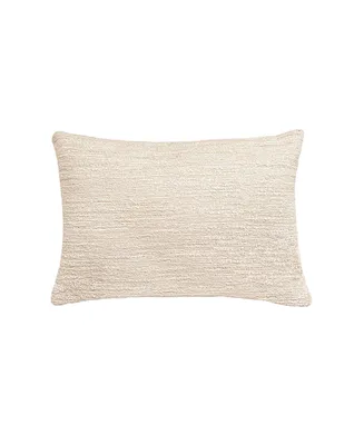 Dreamy Weave Light Beige Outdoor Lumbar Pillow