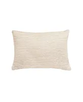 Dreamy Weave Light Beige Outdoor Lumbar Pillow
