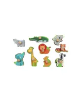 Leo & Friends Zoo Animal Peg Puzzle for 24-Months+