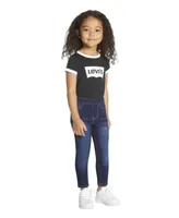 Levi's Toddler Girls Adjustable Waistband Stretch Denim Jeggings