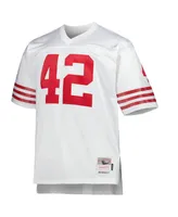 Men's Mitchell & Ness Ronnie Lott White San Francisco 49ers Big and Tall 1990 Retired Player Replica Jersey