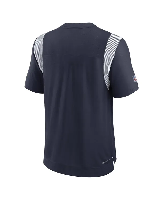 Men's Nike Navy Dallas Cowboys Sideline Tonal Logo Performance Player Long  Sleeve T-Shirt